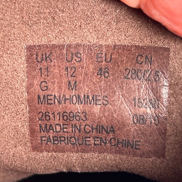 Clarks Boots Mens Size 12M Brown Leather Lace Up Ankle Comfort - Picture 11 of 11